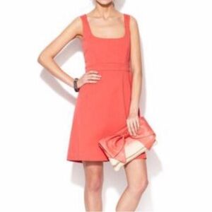 Red Valentino pink bow tie back mini dress